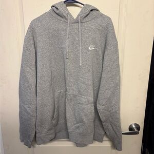 Nike Men's Light Gray Hoodie